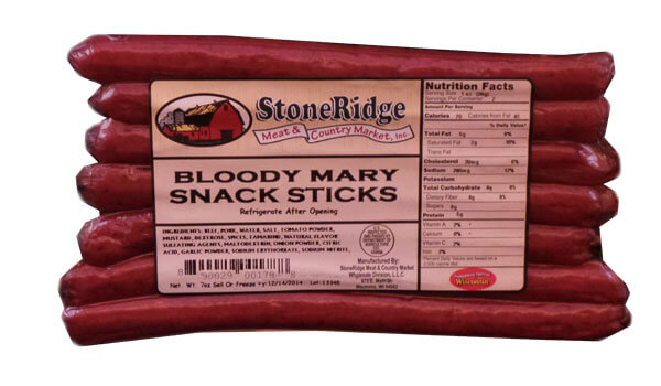 Bloody Mary Meat Sticks (7 oz/sticks)