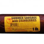 1 lb Cranberry Beef Sausage