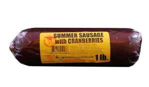 1 lb Cranberry Beef Sausage