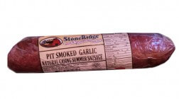 1 lb Pit Smoked Garlic Summer Sausage