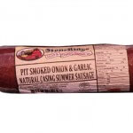 1 lb Pit Smoked Onion & Garlic Summer Sausage